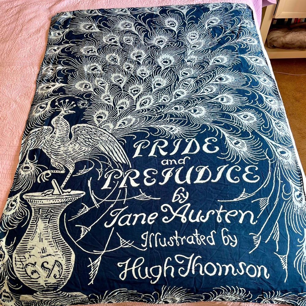 Out of Print Pride and Prejudice New Square Scarf